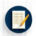 Document icon with a pen, representing professional lease agreement drafting