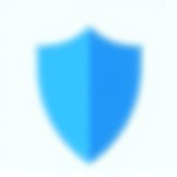 Blue shield icon representing trust and security in property management